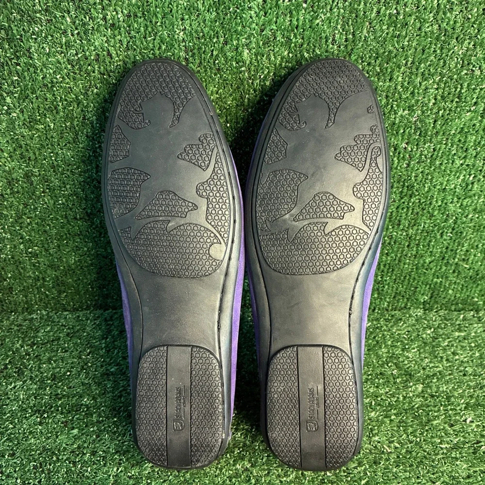 Stacy Adams 25039-542 Perforated Bit Loafer Driving Moccasin Purple Mens Sz 11 M